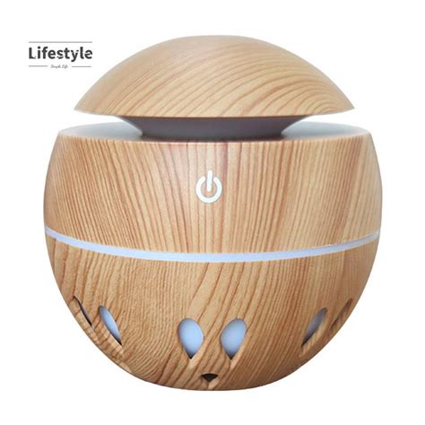 Electric Air Humidifier Essential Aroma Oil Diffuser Ultrasonic Wood