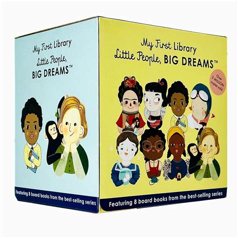 My First Library Little People Big Dreams Series 8 Books Collection