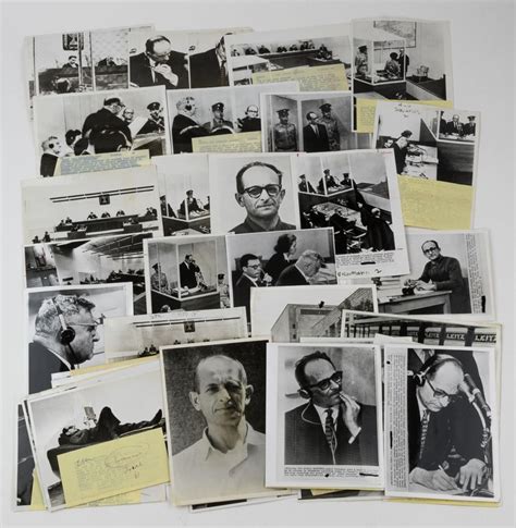 Lot - ADOLF EICHMANN TRIAL PHOTOS