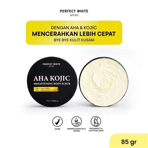 Perfect White Aha Kojic Brightening Body Scrub G Raena Beauty