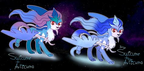 Pokemon Fusion 1 Suicune Articuno By Princess Nyxi On Deviantart