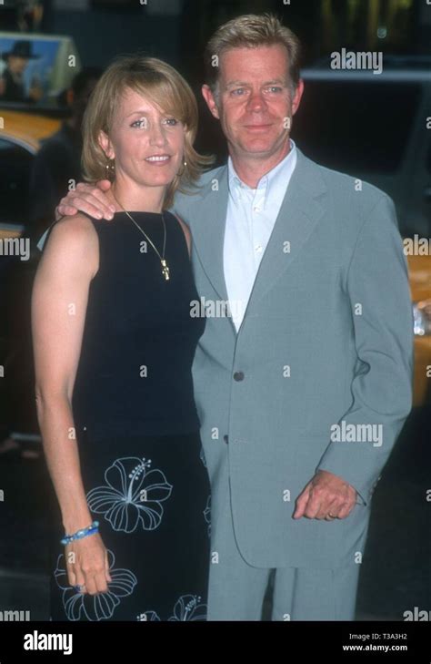 William H Macy And Wife Felicity Huffman 2001 Jurassic Park Iii