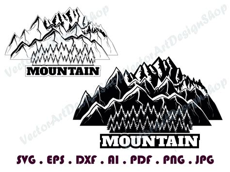 Berg Svg Berg Svg Berge Svg Berg Clipart Berg Dateien Etsy