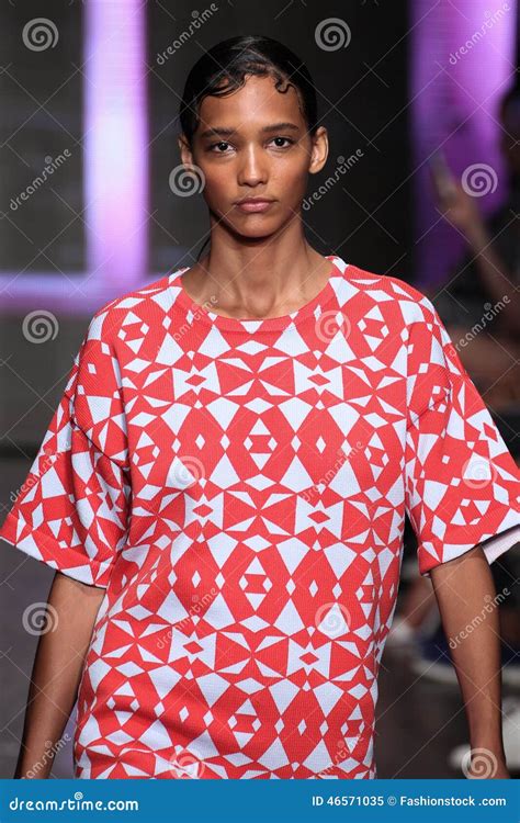 New York Ny September 07 Model Cora Emmanuel Walks The Runway At