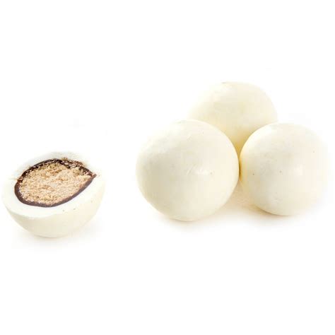 White Milk Chocolate Malt Balls • Chocolate Malted Milk Balls • Bulk