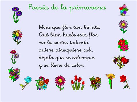 Poesias Para El Cole Poemas Cortos Para Ninos Poemas De Primavera