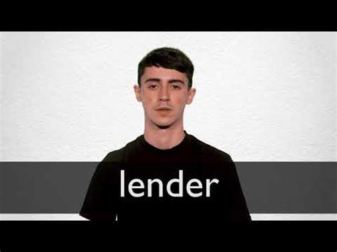 lender definition  meaning collins english dictionary