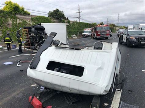 Update All Lanes Reopen After Truck Overturns On I 880