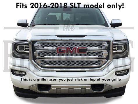 2014 Gmc Sierra Chrome Grille Overlay 2014 2015 GMC Sierra Chrome