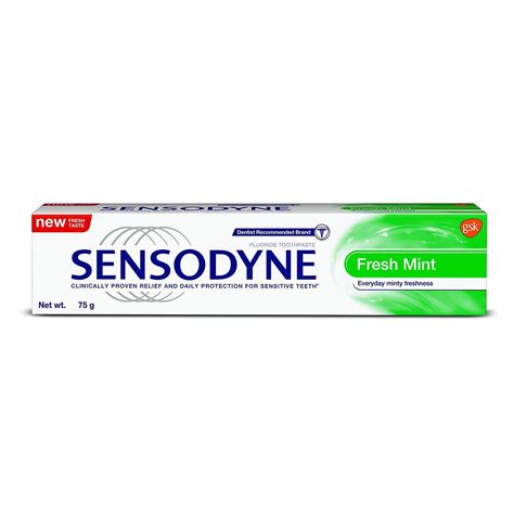 Sensodyne Fresh Mint Sensitive Toothpaste For Daily Sensitivity Relief