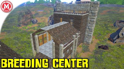 ARK Survival Evolved Breeding Center Build And Fanart Gameplay