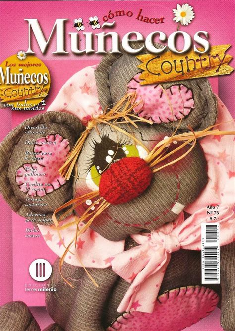 Como hacer muñecos country Revistas de manualidades Gratis