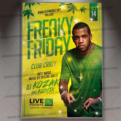 Download Freaky Friday Flyer Psd Template Psdmarket