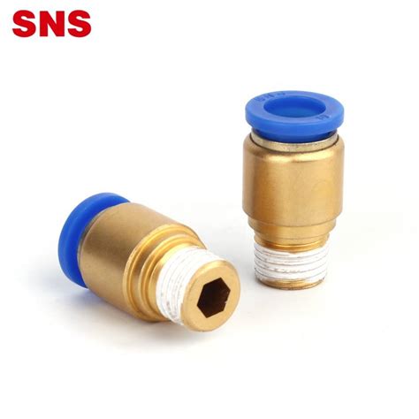 China Sns Kq2zd Series Pneumatic One Touch Air Hose Tube Connector Male