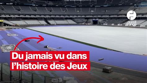 Jo La Piste Violette D Athl Tisme Se D Voile Au Stade De France