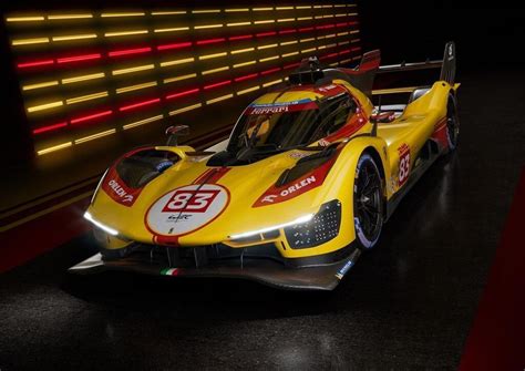 24 Heures Du Mans Af Corse Dévoile Les Couleurs De Sa Ferrari 499p