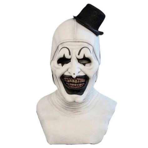 Art The Clown Terrifier Mask Cosplay Costume Halloween Makeup