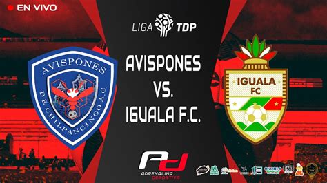 EN VIVO Jornada 19 Avispones De Chilpancingo Vs Iguala F C YouTube