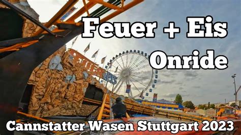 ⁴ᴷ Feuer Und Eis Barth Kipp Onride Cannstatter Wasen Stuttgart