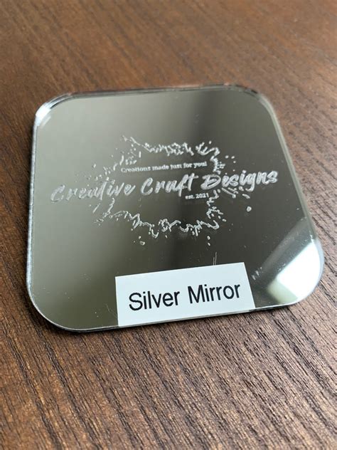 Glowforge Acrylic Mirror Sheets Etsy