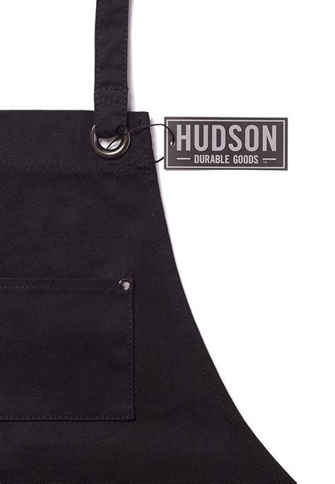 Hudson Durable Goods Hdg901 Heavy Duty Waxed Canvas Work Apron Black