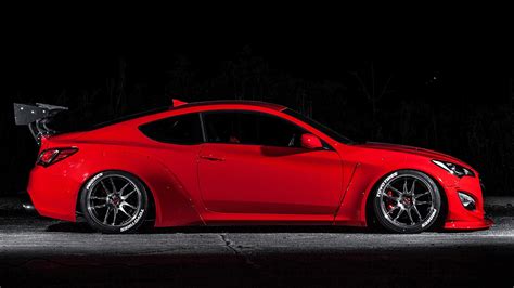 Car Hyundai Hyundai Genesis Coupe Red Car HD Cars Wallpapers | HD ...