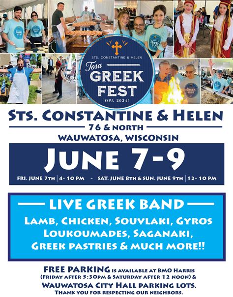 TOSA GREEK FEST 2024 - The Greek Orthodox Metropolis of Chicago