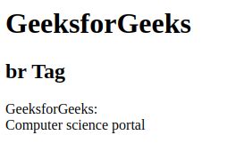 HTML Tag - GeeksforGeeks