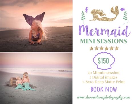 Cute Mermaid Photo Portraits At The Jersey Shore Kids Photographer