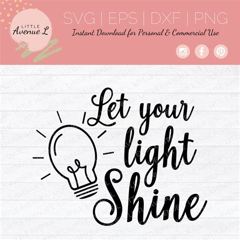 Let Your Light Shine SVG Bible Verse SVG Be The Light Matthew 5