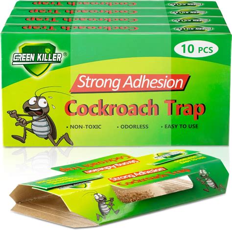 Amazon Qualirey Roach Killer Indoor Sticky Roach Traps Glue