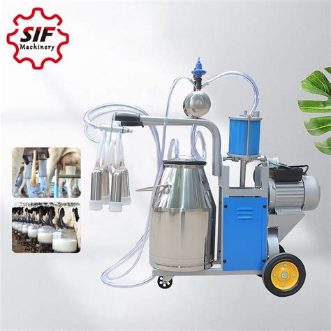 Used Dairy Farm Cow Milking Machine Stainless Steel Milker Machine