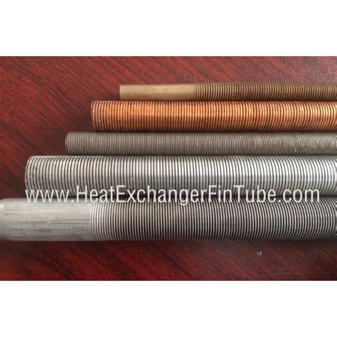 Low Fin Tube Metallic Integral Helical Low Finned Tube Fin Pitch