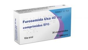 Furosemida Uxa Mg Comprimidos Efg Comprimidos Precio