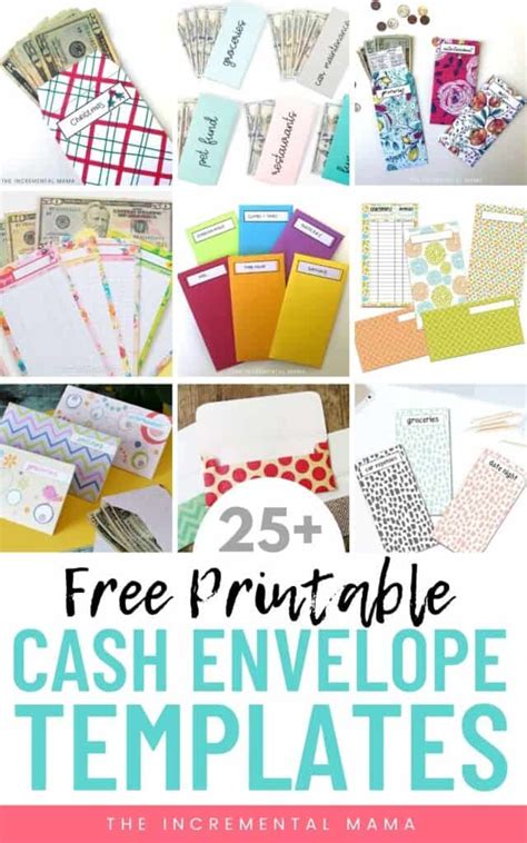 Over 25 Free Printable Cash Envelope Templates - The Incremental Mama