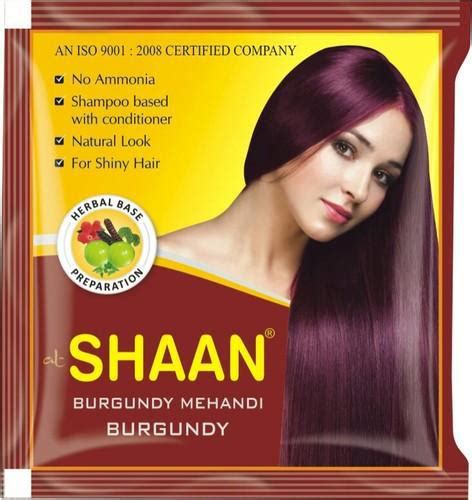 Burgundy Henna Hair Color Ingredients Herbal Extract At Best Price In