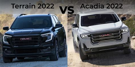 Gmc Terrain Vs Acadia 2023 Différences Et Specs Vision Chev