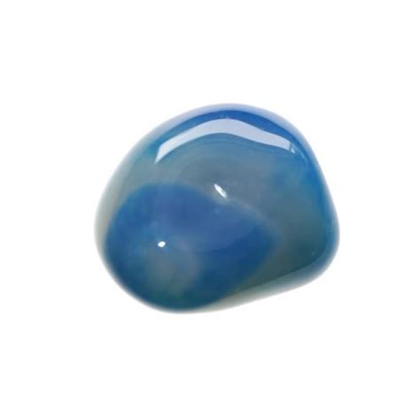 Agate Bleue Pierre Qui Roule