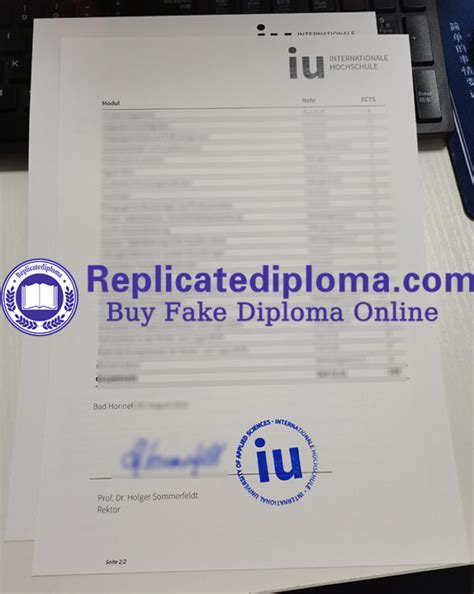 Buy IU Internationale Hochschule Zeugnis Order IU Transcript