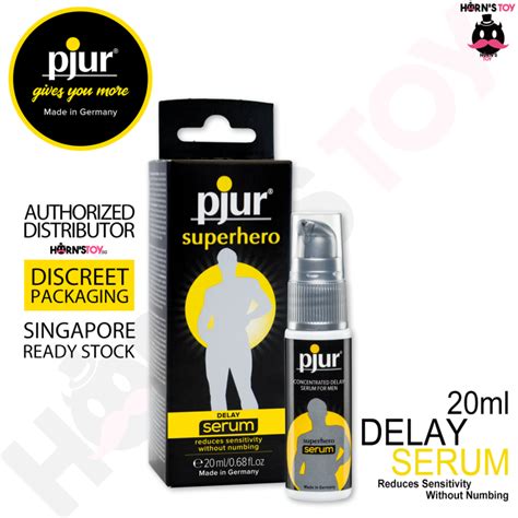 Sg Pjur Superhero Delay Serum For Men 20ml Delay Spray For Men