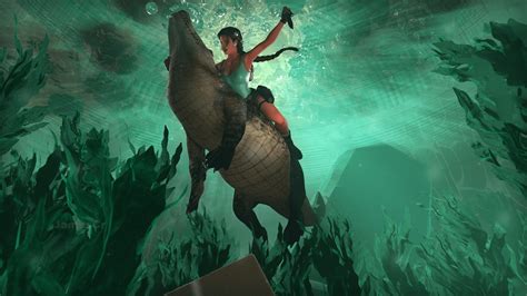 Underwater Fight My Latest 3d Fanart Rtombraider