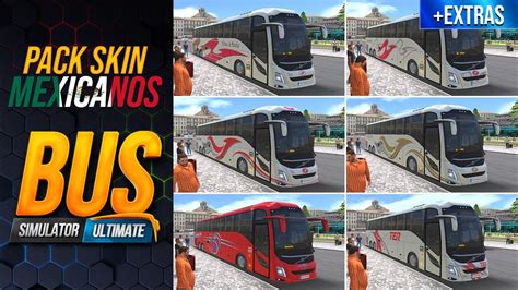 PACK De SKIN Mexicanos 3 Volvo 9800 Extras Pullman Morelos