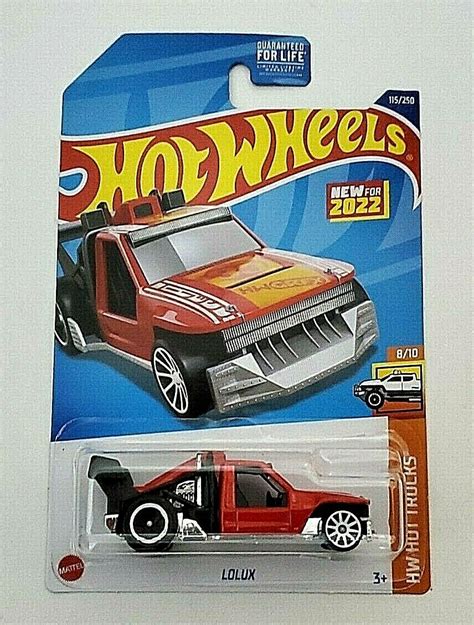 2022 Hot Wheels Lolux 115250 Hw Hot Trucks 810 Red Ebay