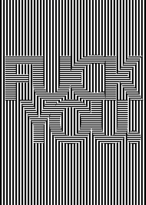 An Abstract Black And White Pattern With Vertical Lines