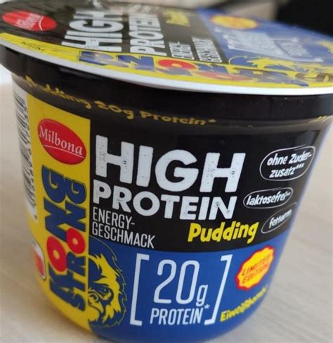 High Protein Pudding Kong Strong Milbona Kalorie Kj A Nutri N