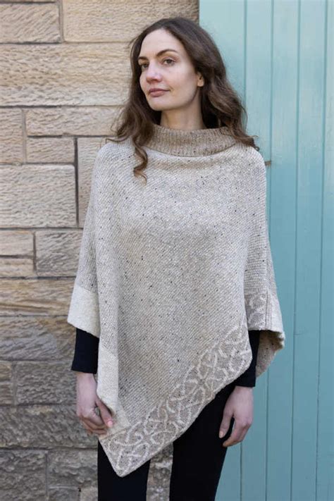 Oat Donegal Mull Cape Bill Baber Knitwear