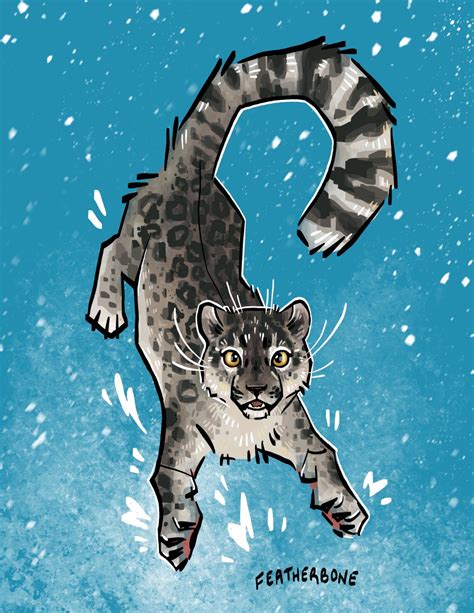 Anime Snow Leopard
