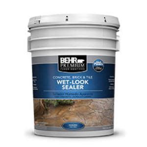 BEHR PREMIUM® Wet-Look Concrete and Masonry Sealer No. 985 – Behr ...