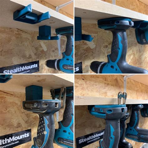 Stealthmounts Supports De Machines Makita V Lxt Pack Bleu Tm Mk Blu