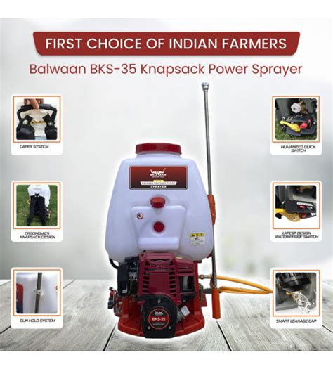 Balwaan Petrol Knapsack Sprayer Bks